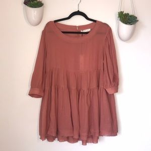 NWT Babydoll Dress with pockets & balloon sleeves